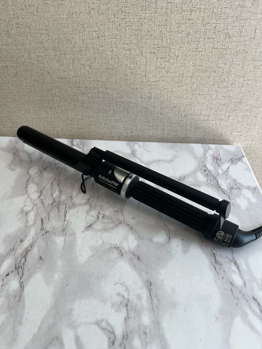 BaBylissPRO Porcelain Ceramic 1 Inch Spring Curling Iron